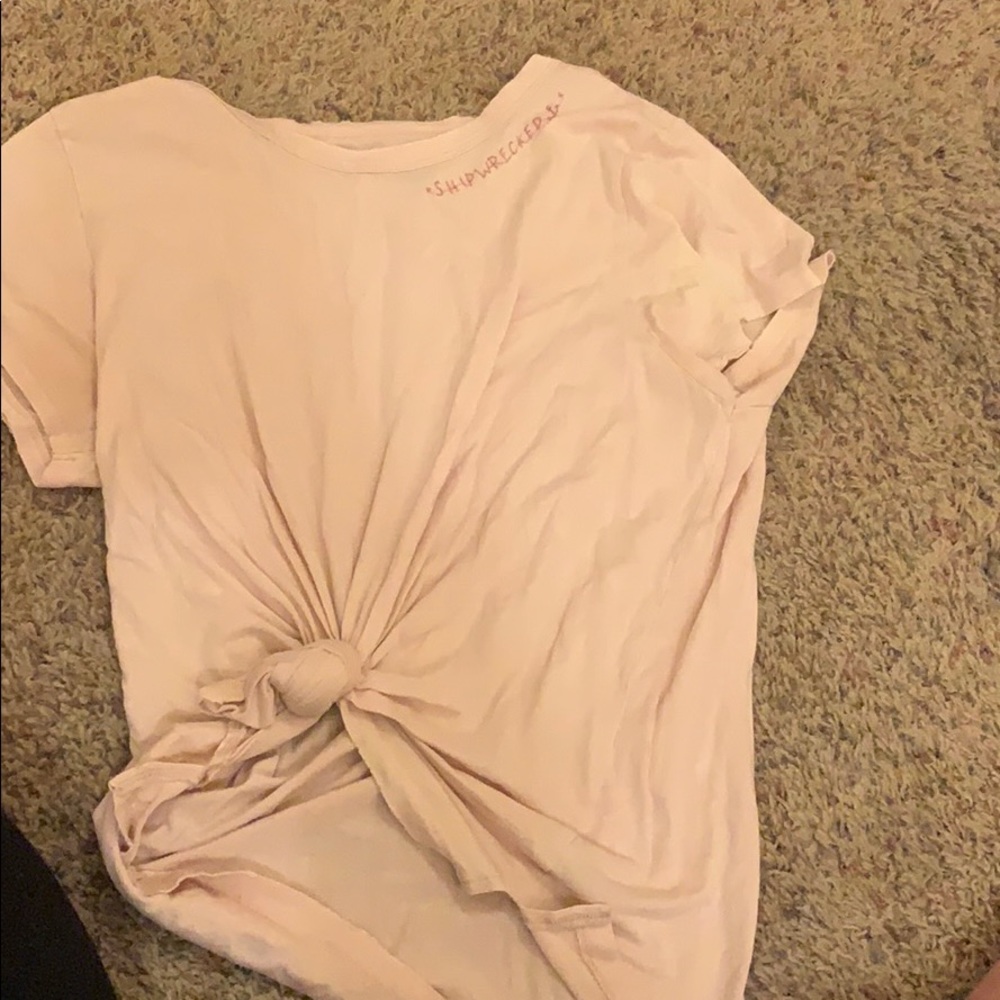 light pink tee